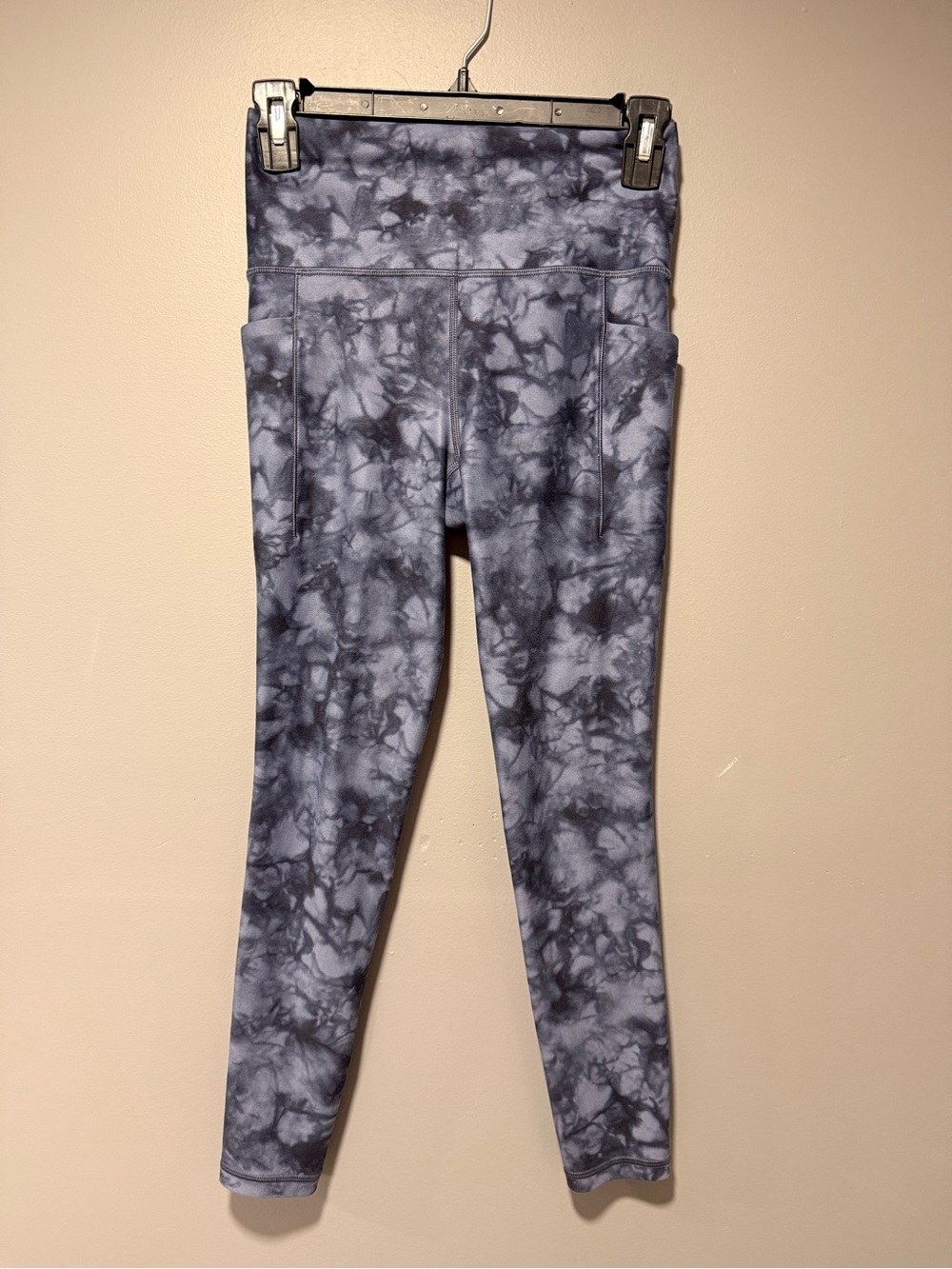Athleta Tie-Dye Grey High-Waist Leggings